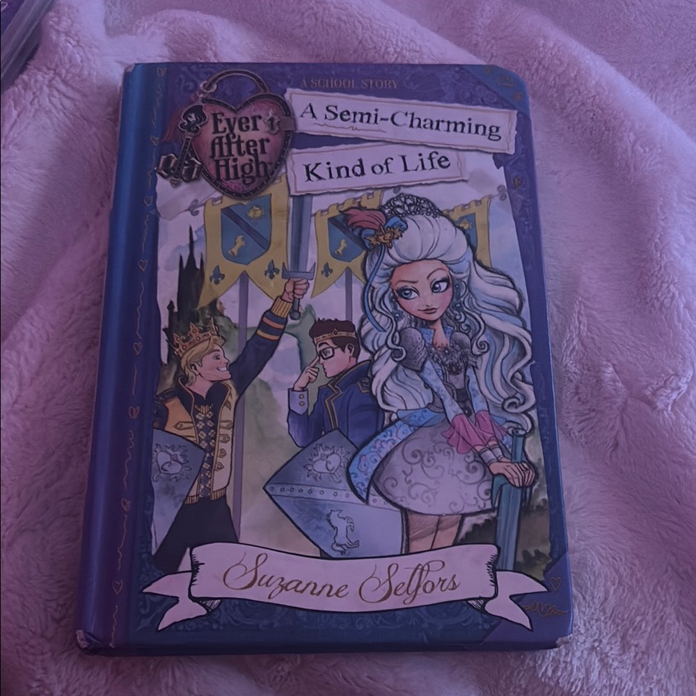 Ever After High Book with Blue and Purple Cover
